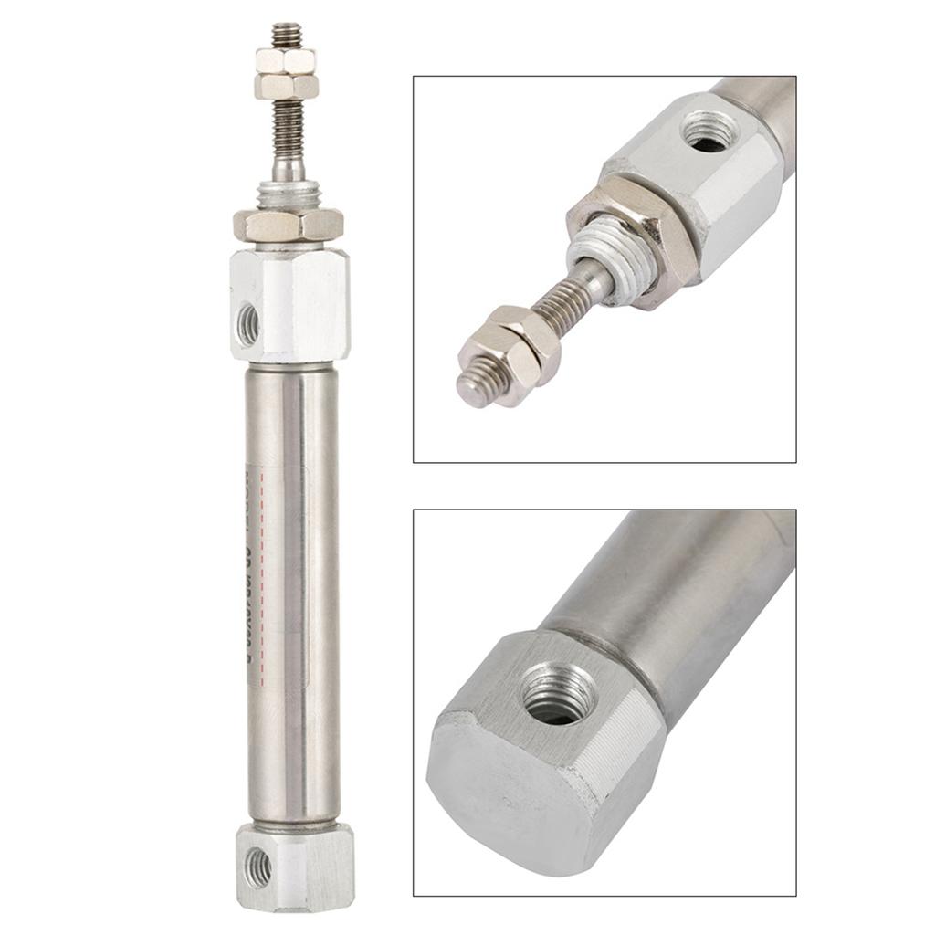CDJ2B10 30B 10mm Durchmesser 30mm Hub doppeltwirkender Pneumatikzylinder aus Edelstahl