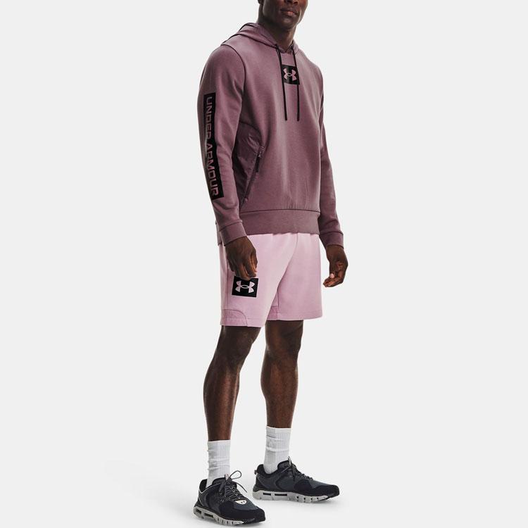 Under Armour Summit Training Knit Pullover Sweatshirt Men Sweatshirt Gray Purple 1366221-554