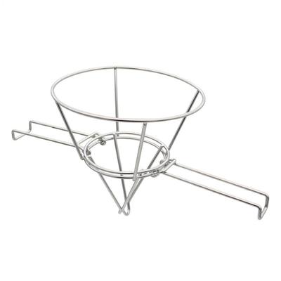 Ahornsirup-Kegel-Filterhalter Küchenhelfer Kochöl-Filterhalter mit klappbaren Armen Edelstahl-Frittieröl-Filterständer