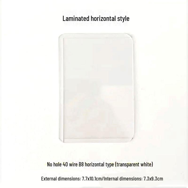 20-żyłowa folia CPP o wysokiej przezroczystości do albumów 3-calowych, małych etui na karty, 6-calowych filmów Polaroid, popcornu.