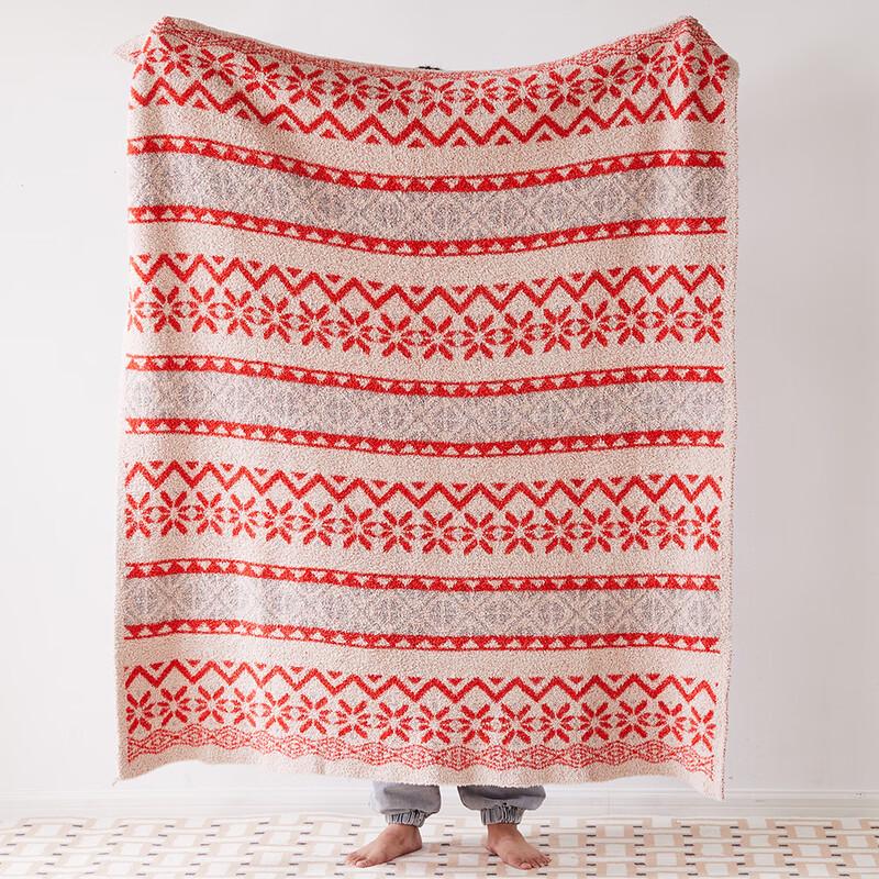 

LISM Christmas Snowflake Throw Blanket