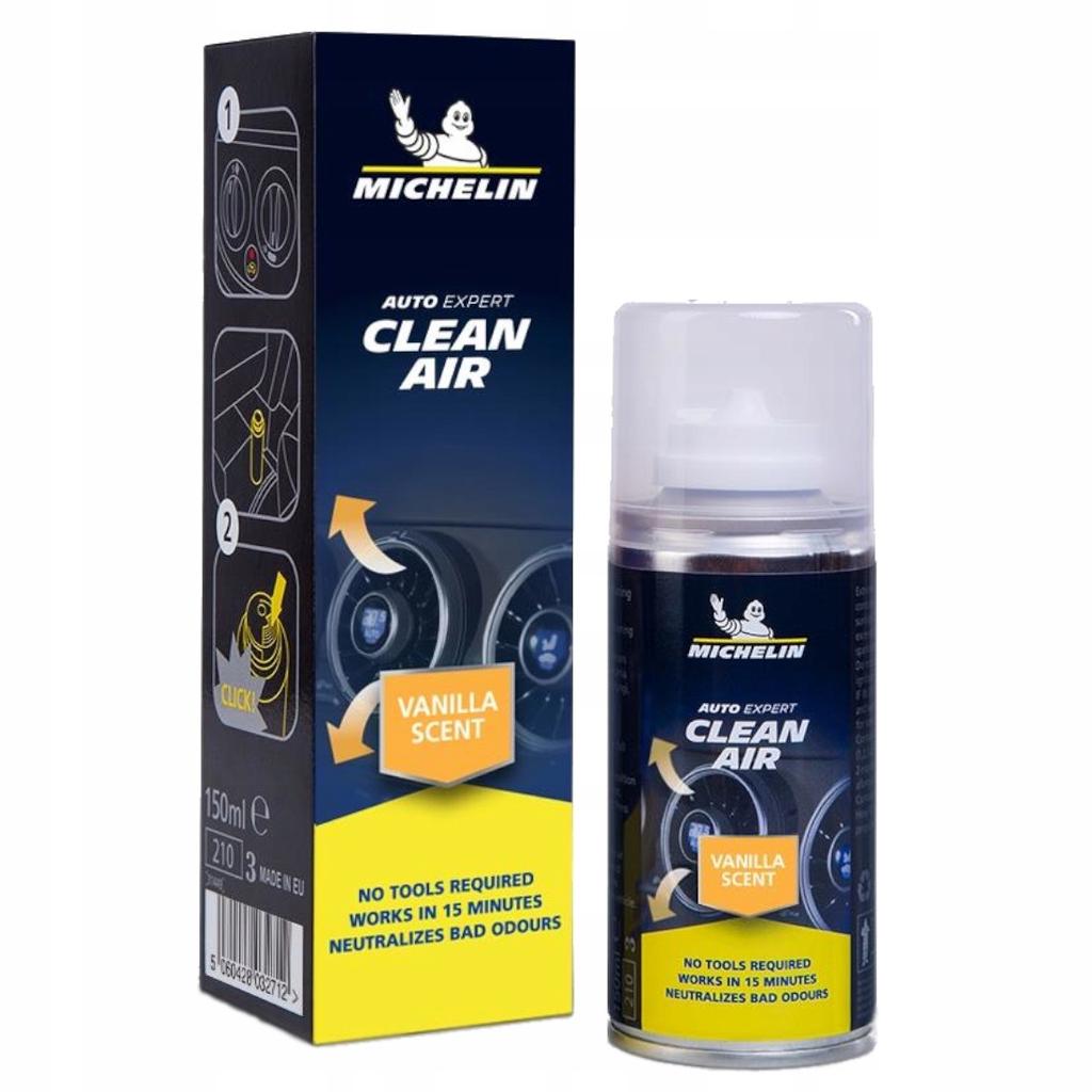 Czyszczenie Odgrzybianie Klimatyzacji Michelin Zapach Vanila Scent 150 Ml