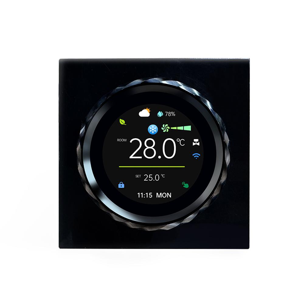 

Tuya WiFi Smart Thermostat Air Conditioner Temperature Controller LED Touch Screen Thermoregulator Work With Alexa Google Home чёрный