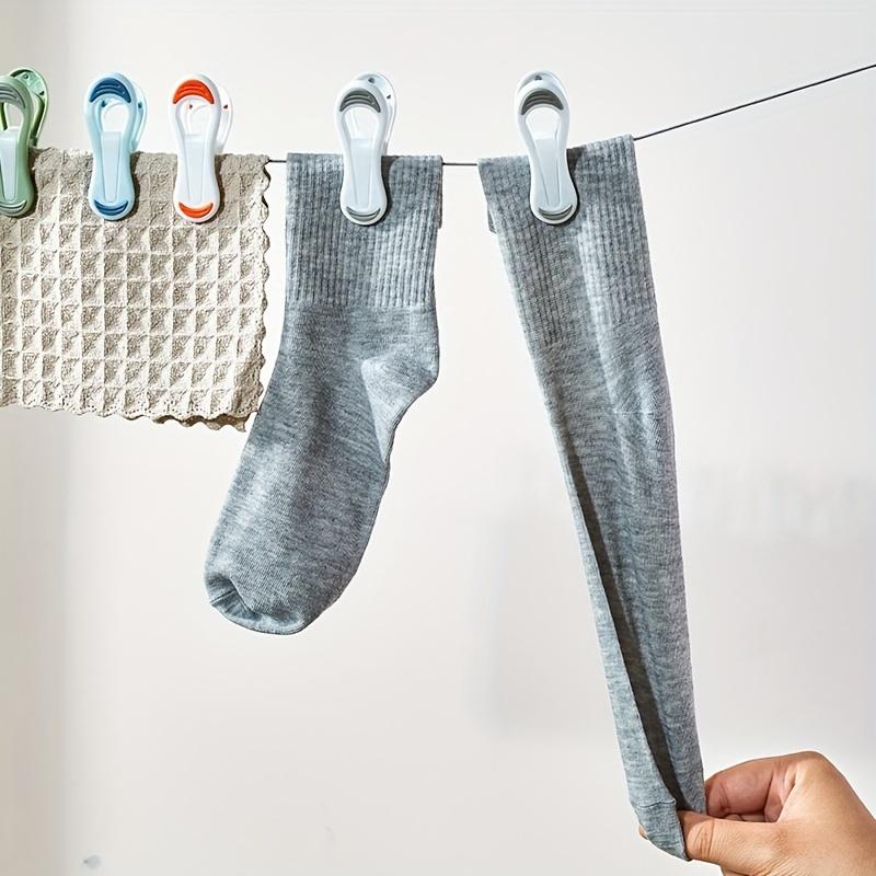 40pcs No Slip Laundry Clips with Strong Grip , Durable PP Plastic, Weather Resistant , Colorful Design for Home, Travel, Outdoor Use