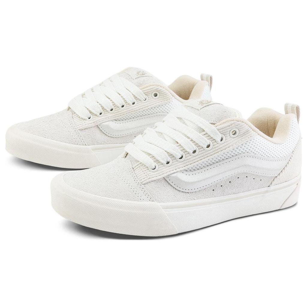 Vans Knu Skool Comfortable Versatile Durable Low-Top Skate Shoes Unisex Sneakers White VN0009QCCCZ