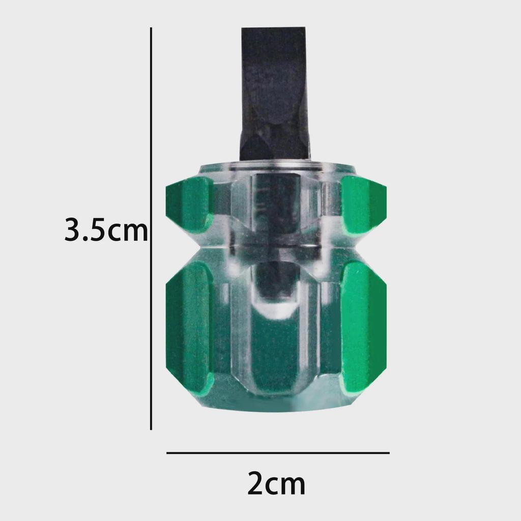 "Compact Carrot Head Cross Screwdriver Set"