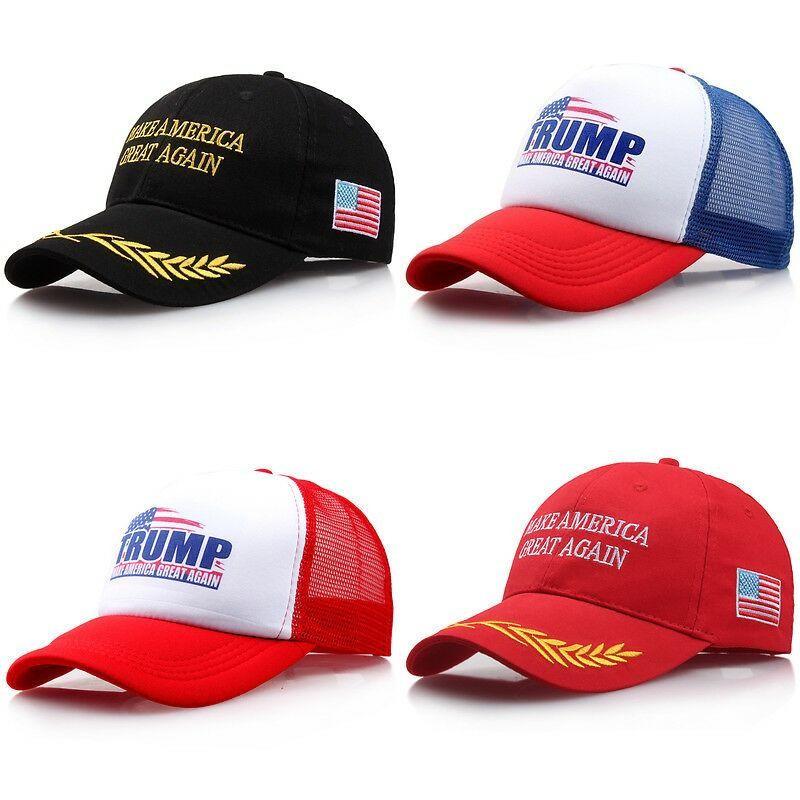 Printing Letter Hat Donald Trump Republican Adjustable Mesh Cap Fashion Gift