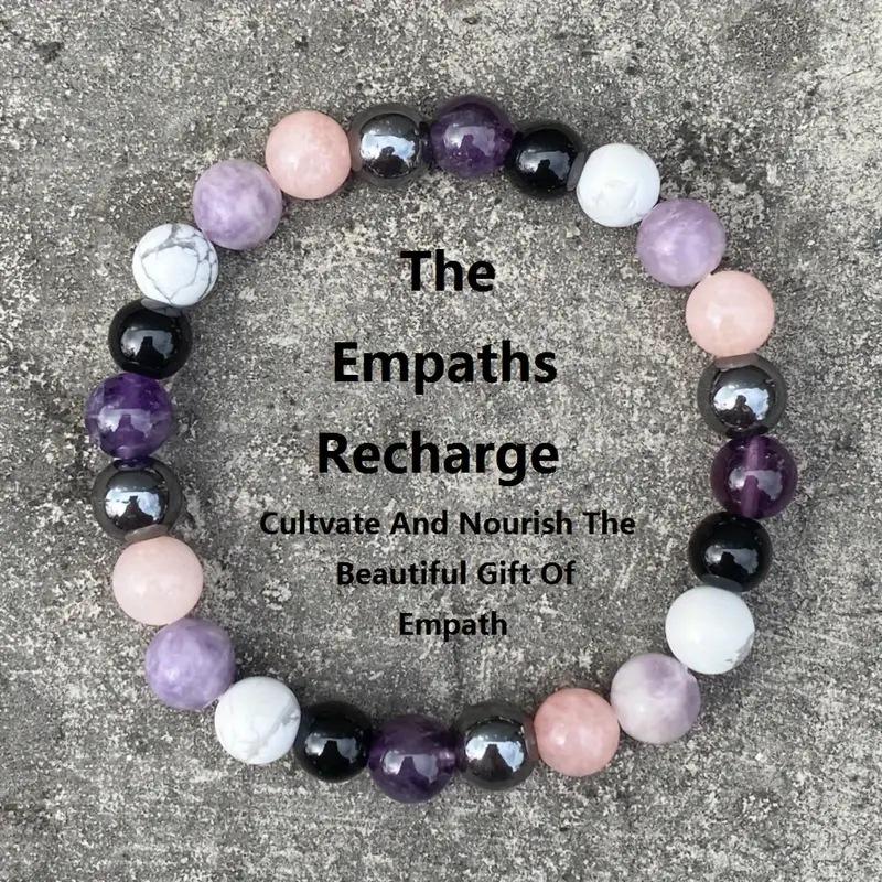 Festliches Amethyst Rosenquarz Howlith Onyx und Hämatit Perlenarmband Mehrfarbiger Modeschmuck Für den täglichen Gebrauch Einfaches Vielseitiges Accessoire