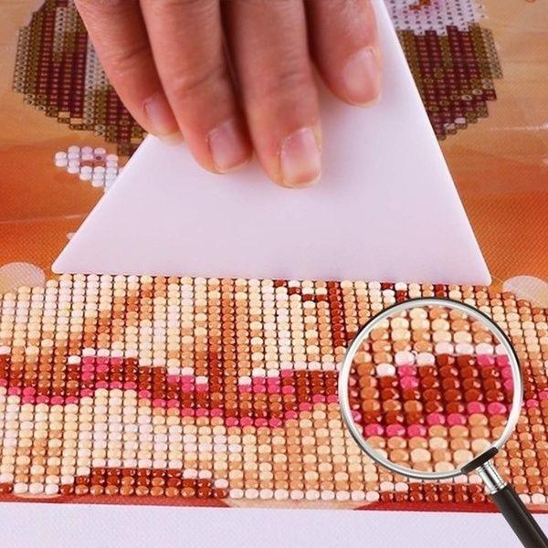 5D-Diamant-Malerei-Werkzeug-Zubehör-Set, DIY-Kreuzstich-Diamant-Malerei-Werkzeug-Set, Diamant-Malerei-Werkzeugkasten, DIY-Zubehör