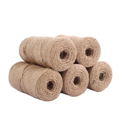 100M 1mm 2mm 3mm Naturleinen Hessische Juteschnur Kordel Hanfseilschnur Geschenkverpackungsschnüre Weihnachtsevent- und Partyzubehör