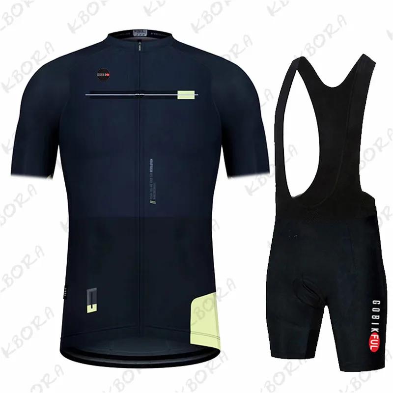 Gobik Men's  Short Sleeve Cycling Clothing Mtb Bike Uniforme Maillot Bicycle Ropa Ciclismo Hombre 2026 Summer Breathable Cycling Suit Set