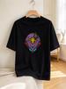 Unisex T-shirt Cool Eagle Print Casual Comfy Short Sleeve Top Daily Wear