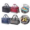 Large Capacity Thermal Lunch Box Bag 900d Frosted Oxford Cloth High Thickness Pearl Cotton Lining