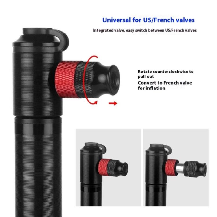 Aluminum Alloys Bike Tire Inflation Tool CO2 Small Cycling Tire Pump Fast Inflator Portable Cycle Tire Pump Easy To Use