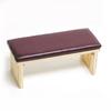 Japanese Style Nail Arm Rest Soft PU Leather Double Layer Wood Manicure Hand Pillow Table Cushion
