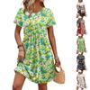 Dresses For Women Short Sleeve O Neck Casual Dresses Waist Maternity Dress With Pockets