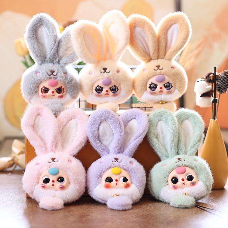 Bunny Plush Adorable Toy Lightweight  Key Chain For Backpack Decoration And Gift