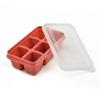 Safe and Odorless Silicone Ice Cube Tray with Cover 6 Cavity Ice Maker