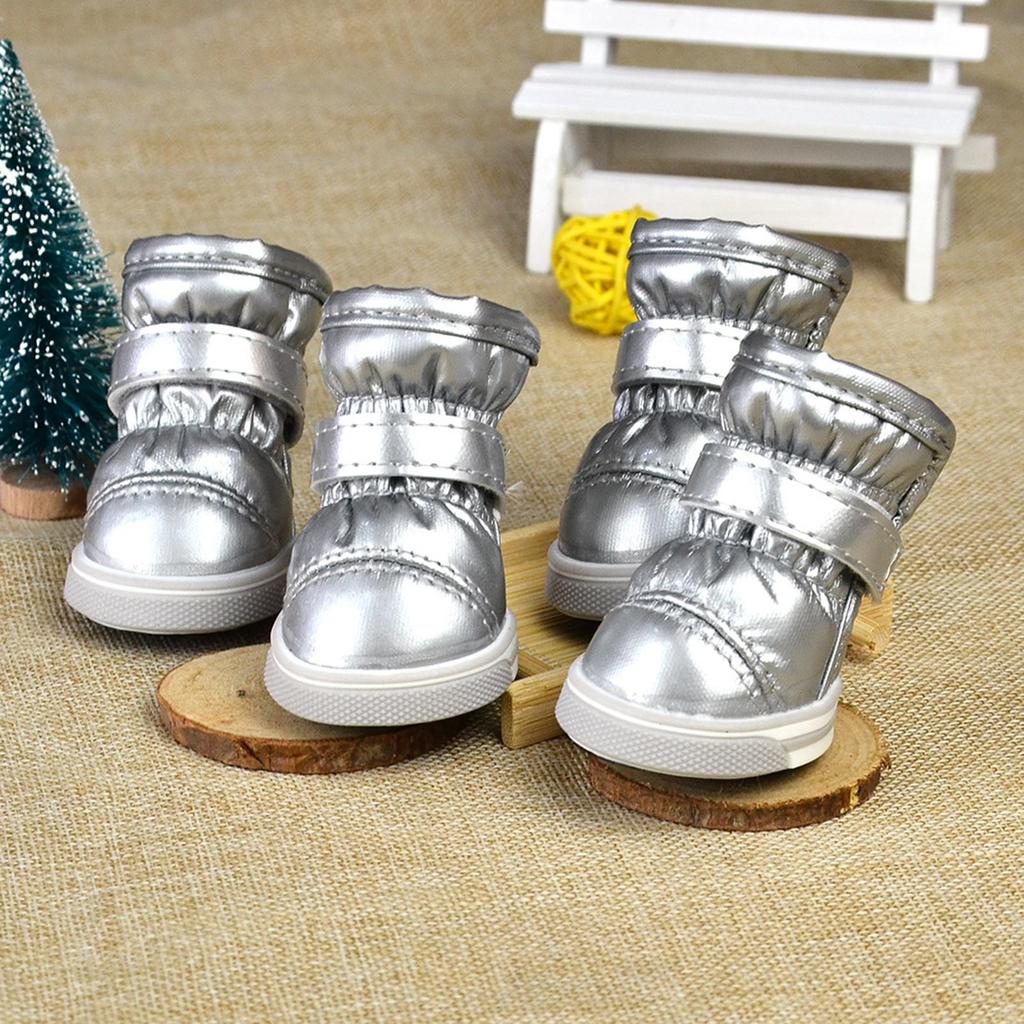 Pet Boot Snow Booties Non-Slip Waterproof Breathable Durable Outdoor Pet Dog Booties Comfortable Protective Puppy