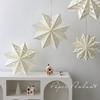 3D Hollow Out Star Paper Lantern White Star Hanging Ornaments  New Year Decor