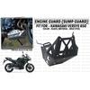 Fit For Kawasaki Versys "650 Black Engine Guard /Sump Guard With Fittings"
