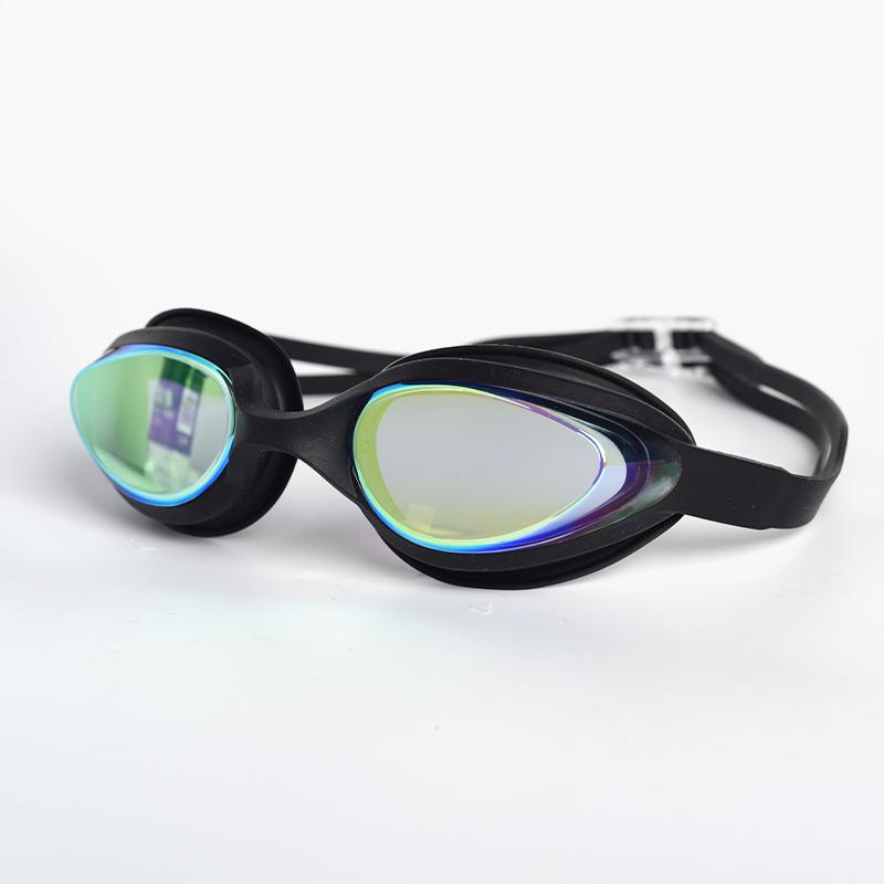 YL1100 Swimming Goggles Silicone Strap Competition Swimming Glasses Anti-fog Lens Integrated Nose Bridge Swim Goggle for Adult
