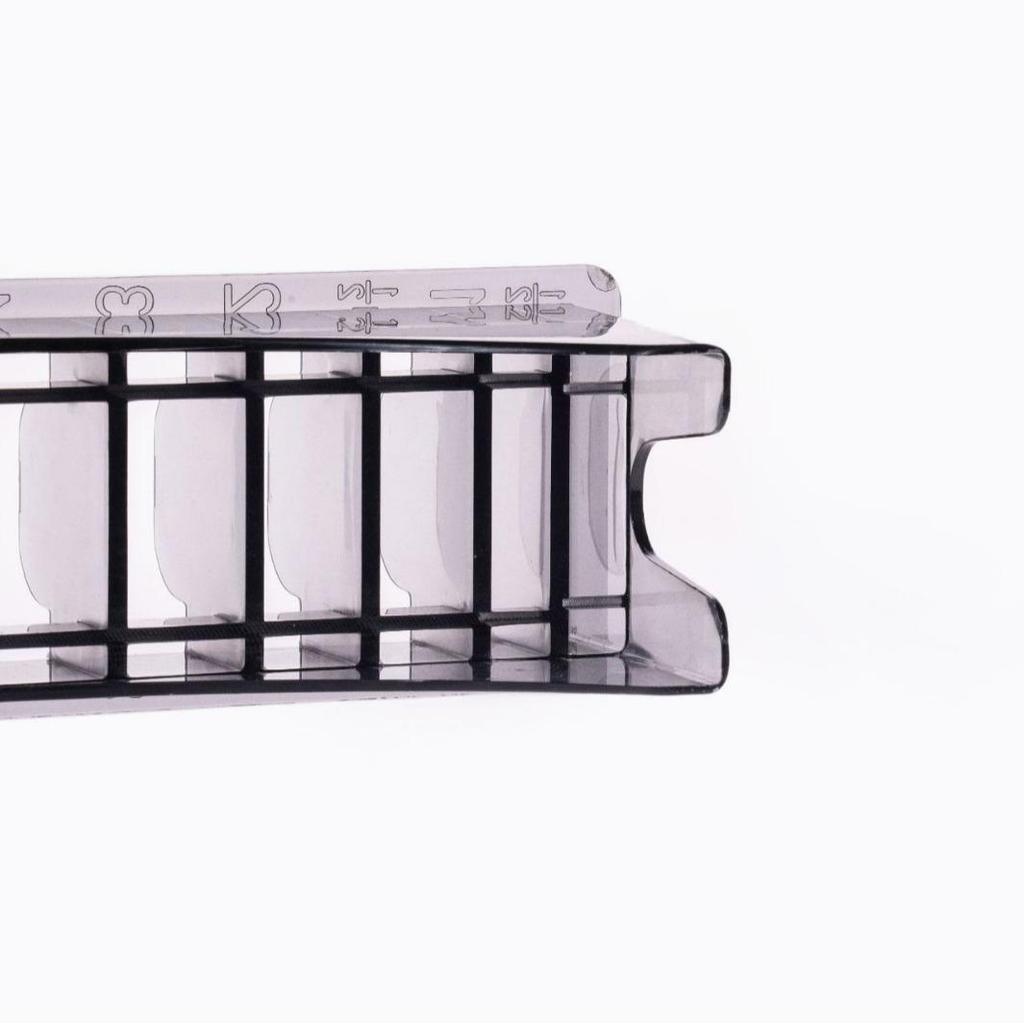 Electric Hair Clipper Storage Box with Adjustable Compartments (8 & 10 Card Capacity)