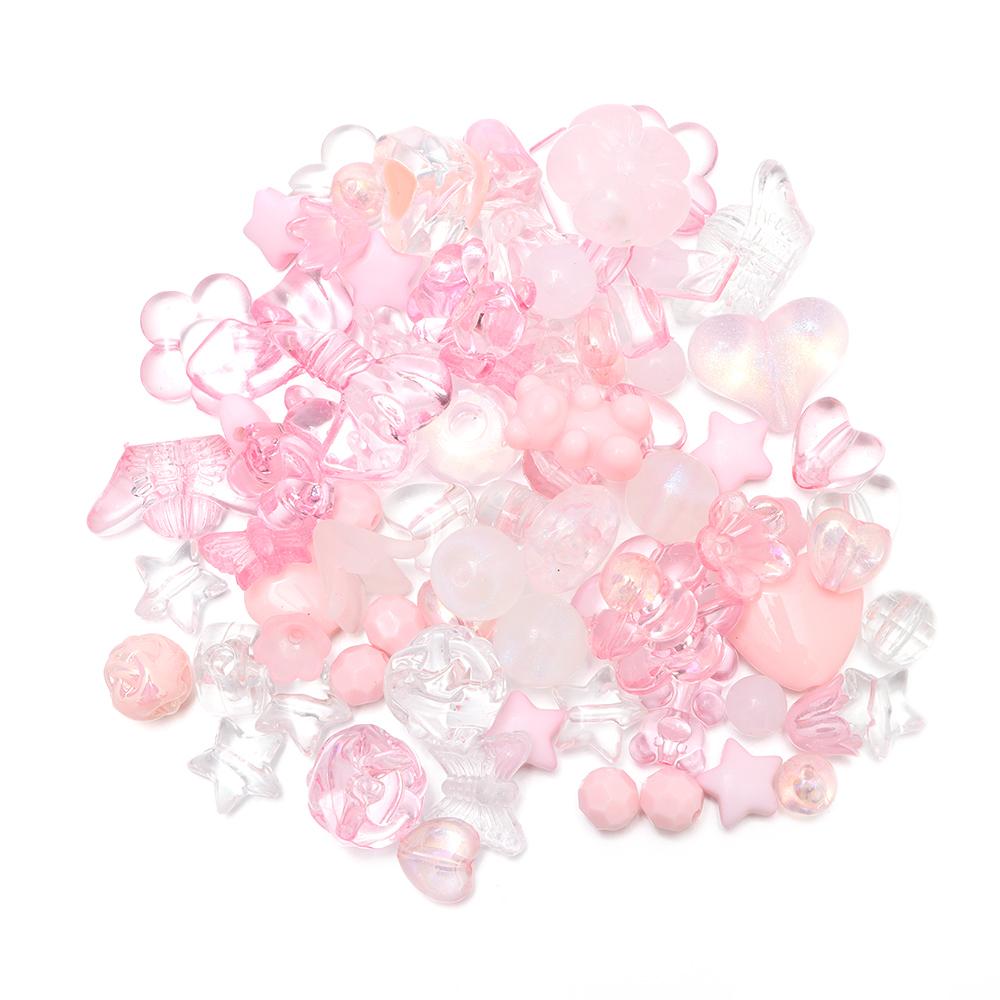 

150 шт. Ассорти милые бусины акриловые бусины DIY ремесла смешанные бусины серьги