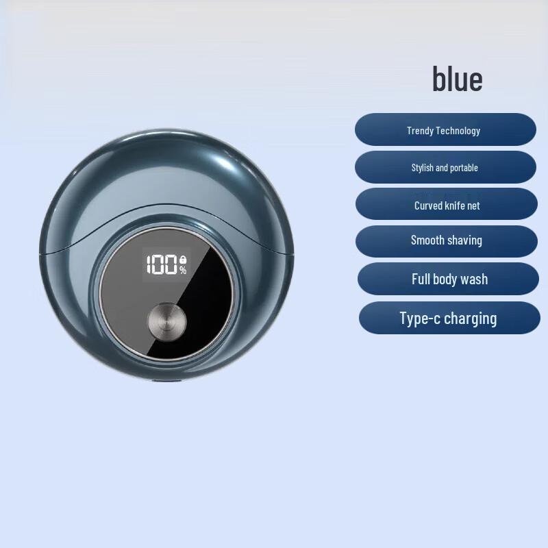 

Mini Portable Wireless Electric Shaver with Massager
