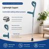 Stainless Steel Non-Slip Cross-Elbow Crutches for Young Adults