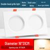 Ultra-Thin Dual/Single Head Recessed Square LED Spotlight for Commercial & Household Use