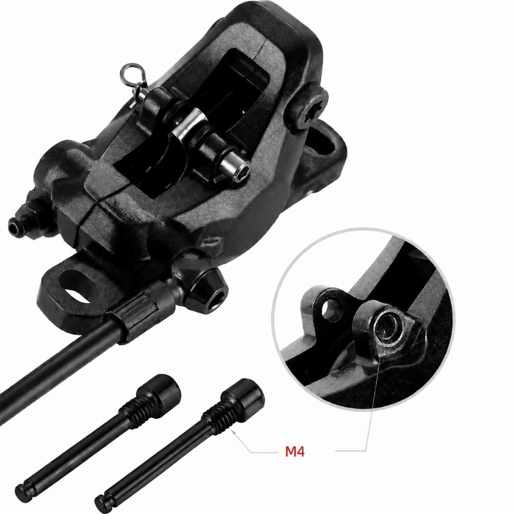 2 Sets Titanium Alloy Brake Pad Bolts 31mm Length Brake Caliper Screws  for Mountain Bike