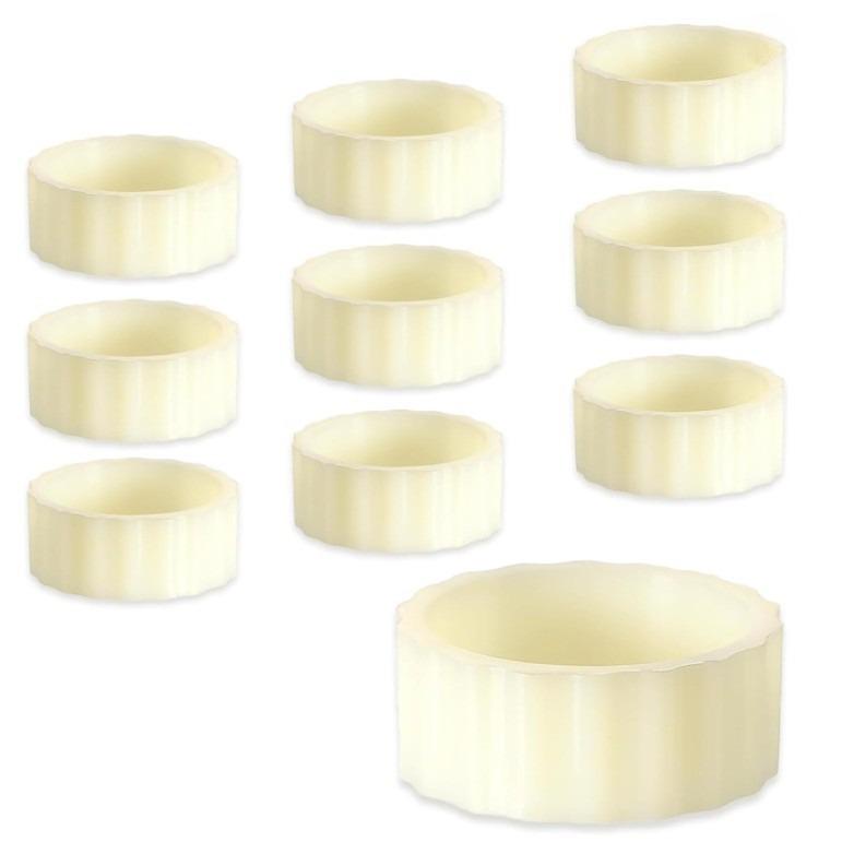 

10pcs Anti-Tipping Candle Holder with Drip Protectors, Universal Decorative Stabilizer Rings for Tapers and Candles