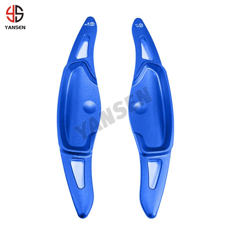 

Extension DSG Sticker Car Styling Accessory For Hyundai Kia EV6 Car Steering Wheel Shifter Paddle синій