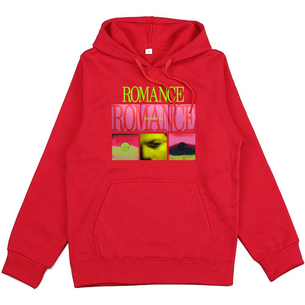 Graphic Hoodies Band Fontaines D.C.Romance Sweatshirts Moletom Ropa Hombre Winter Soft Long Sleeve Clothes Men