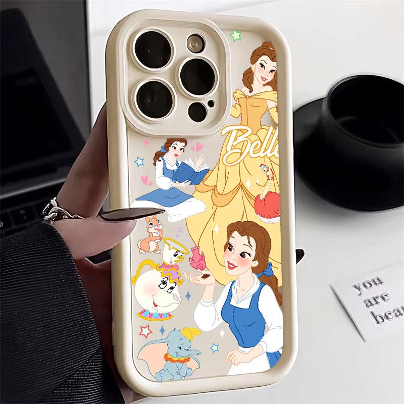 Princess Mermaid Silicon Case For Apple iPhone 17E 15 16 14 13 12 11 17 Pro Max 17 Air 16 Plus 16E Phone Protective Cover