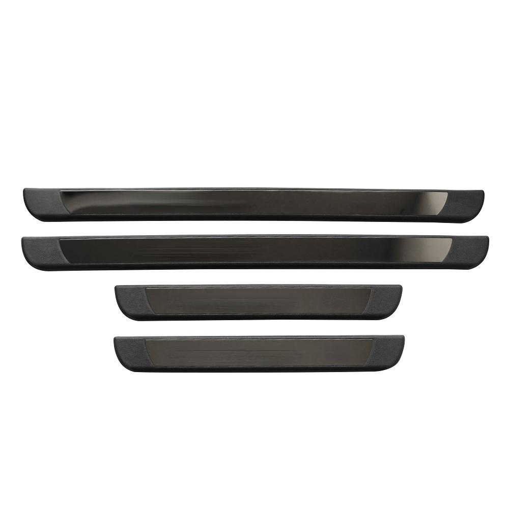 

Color My Life 4Pcs/Set Stainless Steel Door Sill Plate for Jeep Renegade 2015-2025 Accessories Car Doors Sille Plates Cover Trim чёрный