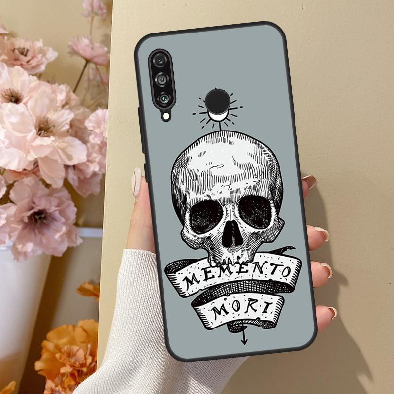 Memento Mori For Huawei Nova 7i 8i 11i 12i 12s Y73 Y70 Y90 Y60 Y72 Y61 Y91 9 10 SE P30 Pro P40 Lite Case
