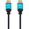 NANOCABLE Hochgeschwindigkeits-HDMI-Kabel V2.0 mit Ethernet, 4K bei 60Hz, 18 Gbit/s, A/M-A/M, ARC 3D Ultra HD, Schwarz, 1,0 m