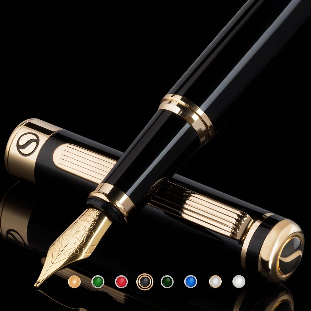 Scriveiner Premium Fountain Pen Features a genuine and nib This sophisticated fountain pen gift set is perfect for both men and Ideal for and the