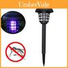 Weatherproof Circular Plastic Solar Mosquito Lamp For Outdoor Insect Control