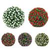 Landscaping Grass Ball Home Garden 1pc Artificial Garden Rose Flower Balls Stage Topiary Hanging UV Stable Birthday