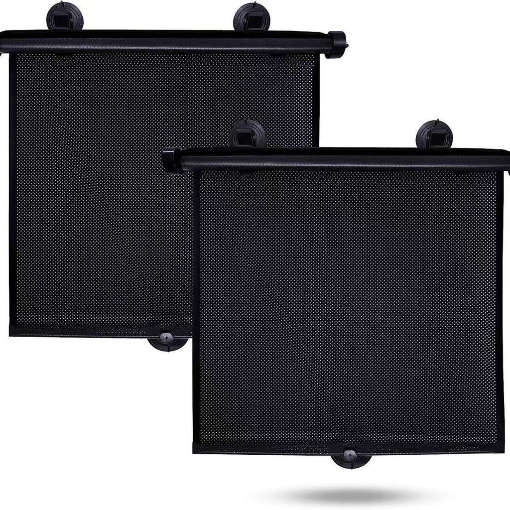 Car Side Window Sunshade, Retractable Car Roller Sunshade, UV and Sun Protection Sunshade Car Curtain, Car Travel Accessories