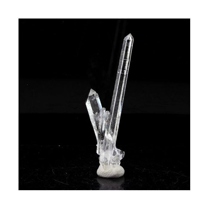 Pierres et Minéraux. Quartz biterminé. 10.5 ct. La Gardette Mine, Bourg d'Oisans, Isère, France.