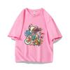 Graffiti Illustration Bear Printing Y2K Girls 100 Cotton TShirt Summer Casual Trendy Vintage Oversized Short Sleeve Unisex Tee