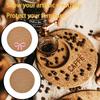 10 Pack Round Corks Coasters, Reble Coffee Coaster, 4" Cork Coaster, Drinks Corks Coasters for Kitchen Office Home Bar