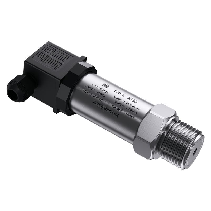4-20mA G1/4" Pressure Transmitter 0-3.3V 10V RS485 Output Water Gas Oil Liquid 1bar 10bar 50mbar Vacuum Negative Sensor