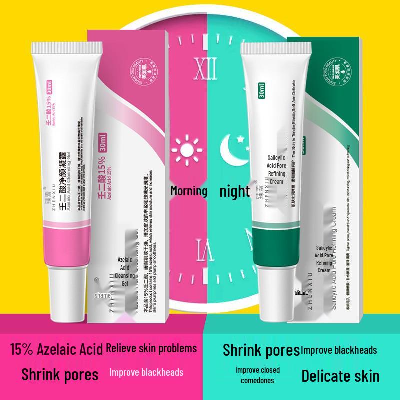 Azelaic Acid & Salicylic Cream for Blackhead Removal and Pore Minimization