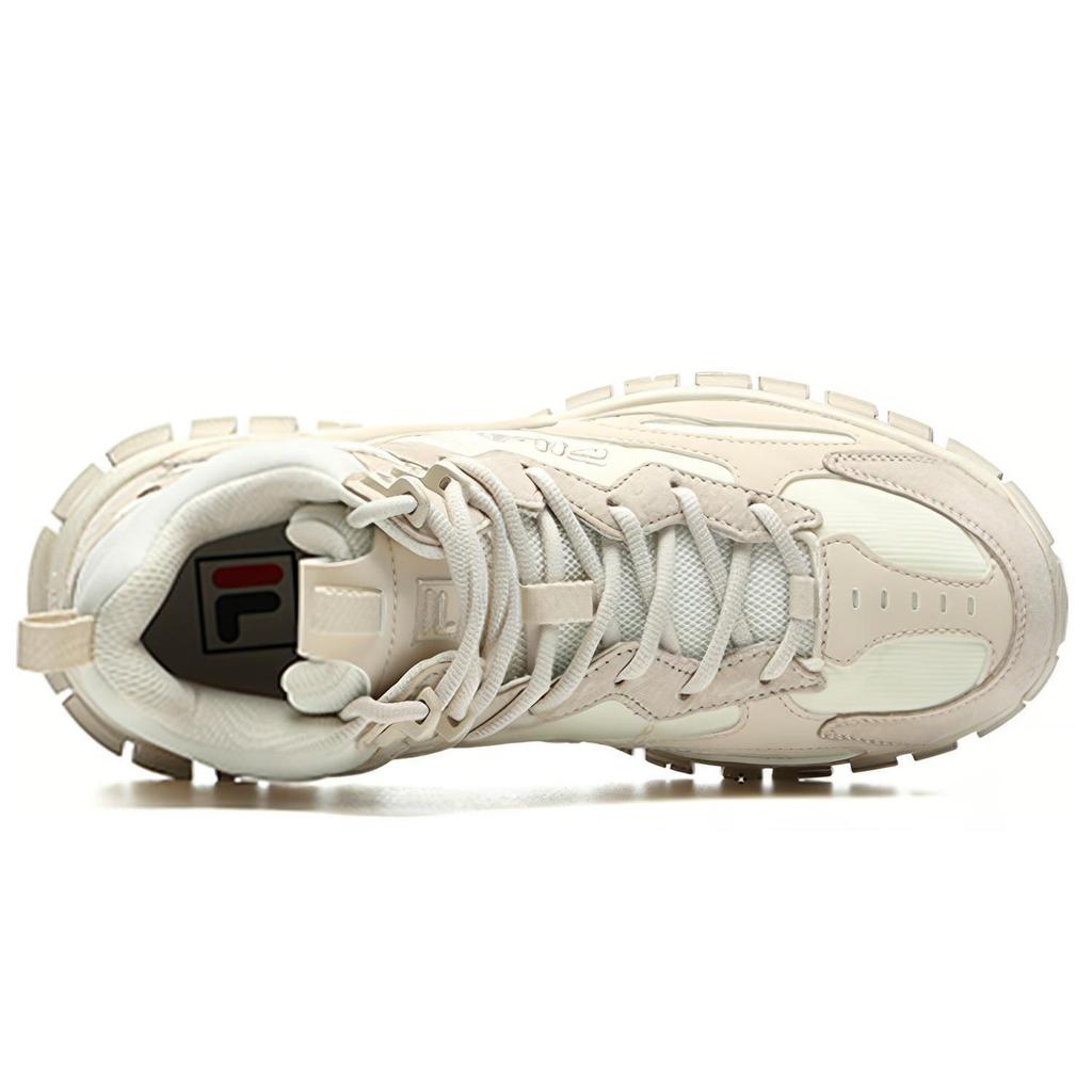 FILA Textile, Synthetic Leather Low top Running Shoes Women's Foam White F12W141125FPW