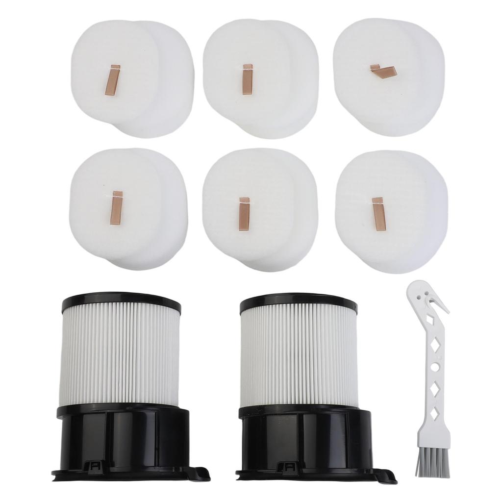 For Shark IP3251 IP1250 Cordless Vacuum Filter Set 15 Pcs HEPA Pre Post Motor Washable Replacement Parts With Cleaning Brush
